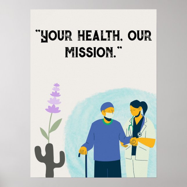 Poster Personnaliser les devis pour l'hôpital, le centre  (Devant)