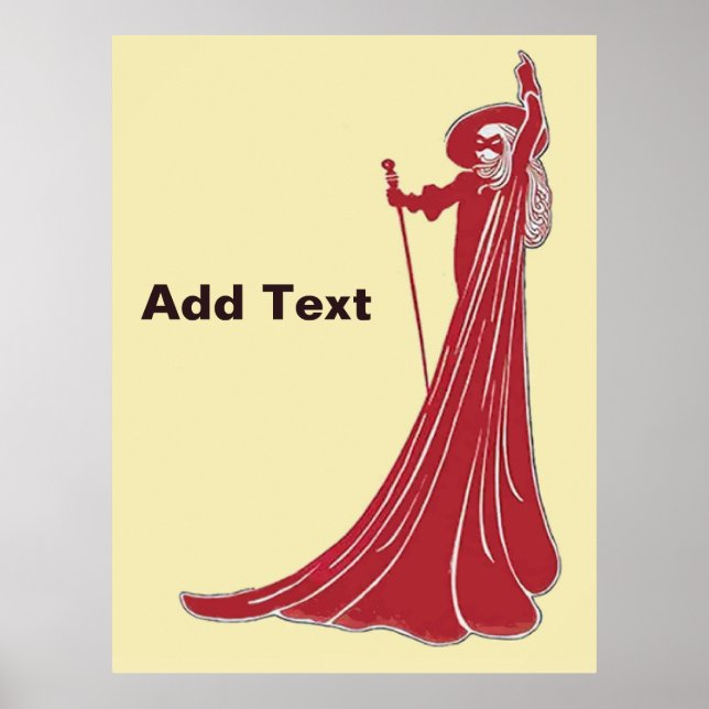 Poster Personnaliser l'opéra Vintage (Devant)