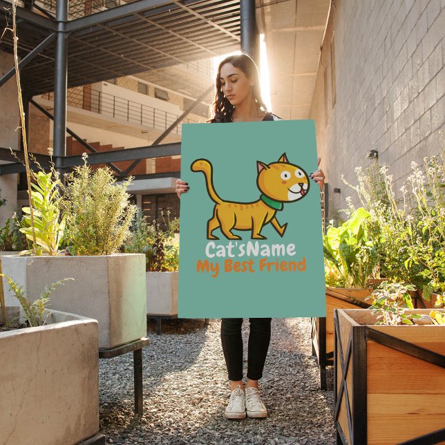 Poster Personnalisez le meilleur chat ami (Créateur téléchargé)