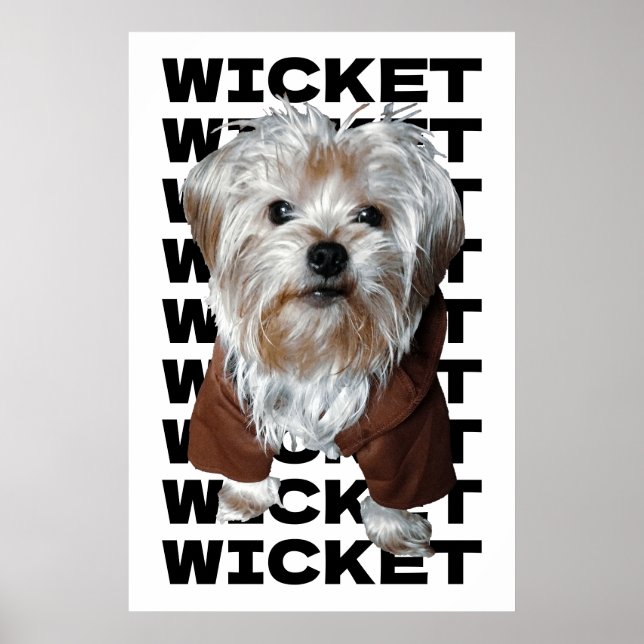 Poster Personnalisez-Le ! Photo et nom de l'animal de com (Devant)