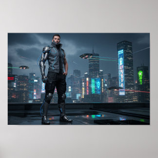 Poster Personne améliorée par cybernésie