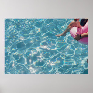 Poster Personne en piscine