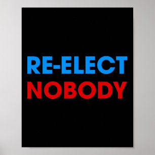 Poster Personne, Trump, Biden, élection présidentielle 20