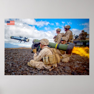 POSTER PERSONNEL AMÉRICAIN DE COMBAT