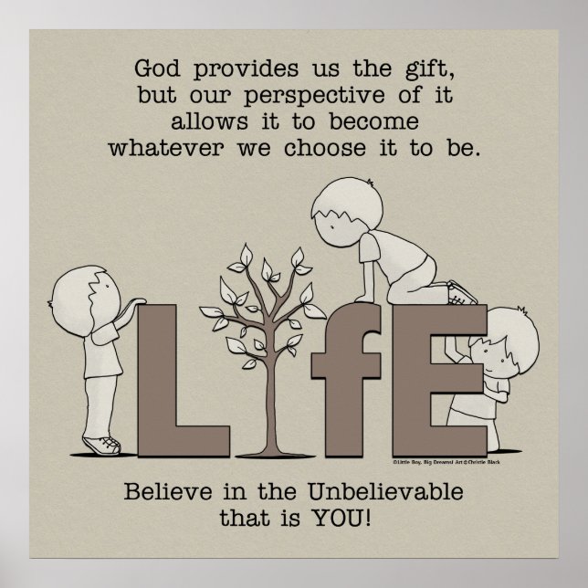 Poster Perspective de la vie (Devant)