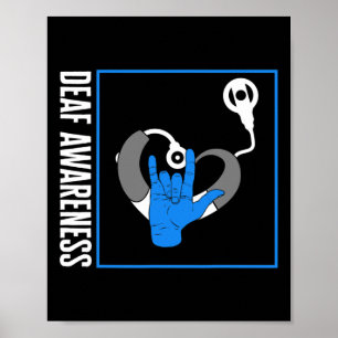 Poster Perte Auditive Sensibilisation Sourds Implant Coch