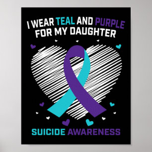 Poster Perte De Cadeaux De La Fille Sensibilisation Au Su