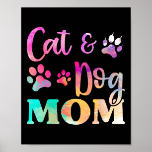 Poster Pet Chat Chien Maman Chemise Pour Femmes