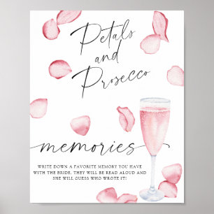 Poster Pétales et Procuco - souvenirs avec la mariée