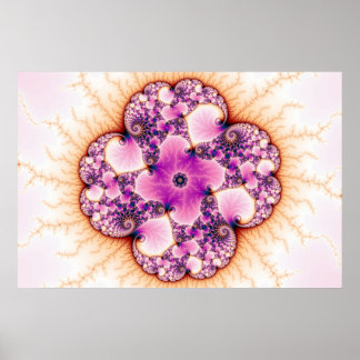 Poster Petallic - Art Fractal