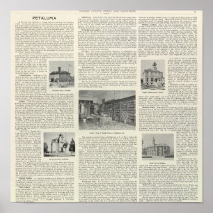 Poster Petaluma, Californie