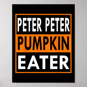 Poster Peter Citrouille Costume De Manger Pour Couples -