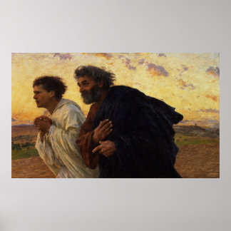 Poster Peter et John Running