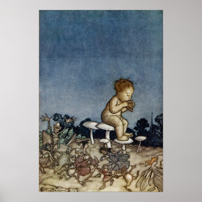 Poster Peter Jouait Sa Flûte (Devant)