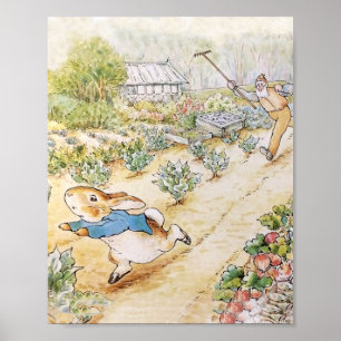 Poster Peter le lapin dans le jardin de M. Mc Gregor