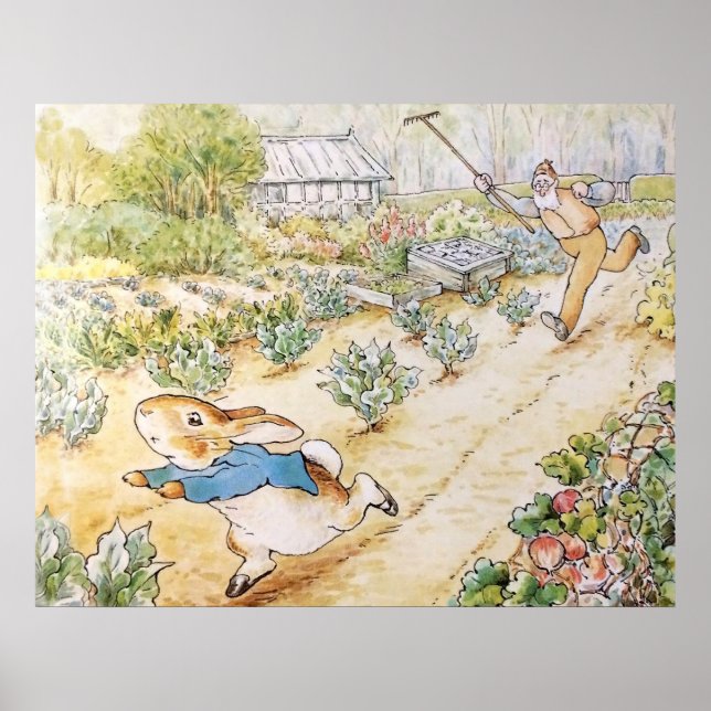 Poster Peter le lapin dans le jardin de M. Mc Gregor (Devant)