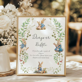 Poster Peter le rabbit Déchet botanique