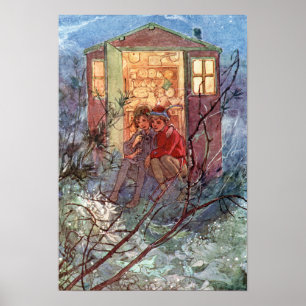Poster Peter Pan et Wendy par Alice B. Woodward