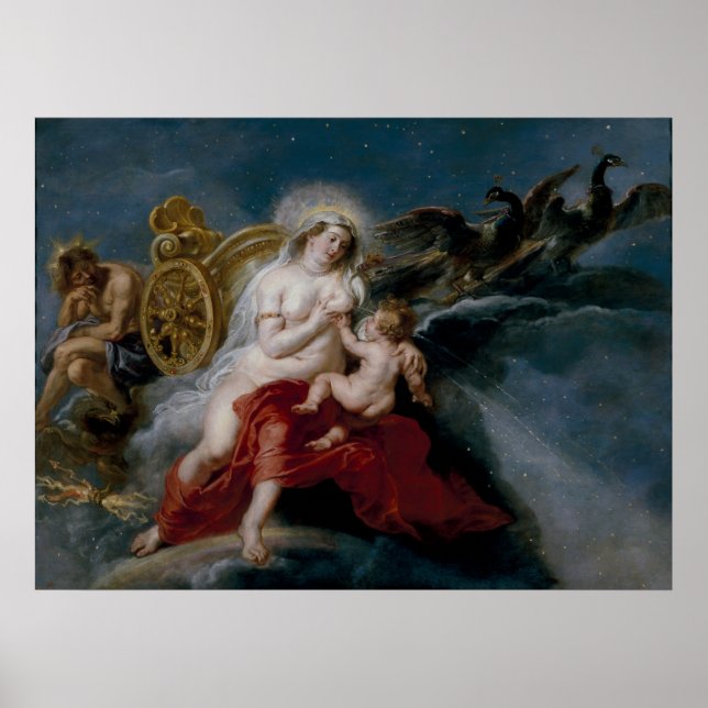 Poster Peter Paul Rubens | L'origine de la voie lactée (Devant)