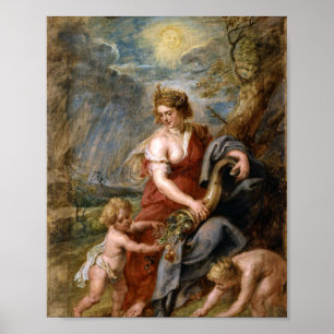 Poster Peter Paul Rubens - OEuvre d'Abondance