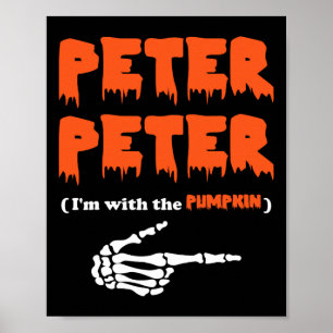 Poster Peter Peter Je suis avec le costume d'Halloween Ci