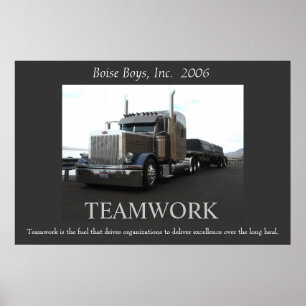 Poster Peterbilt motivationnel