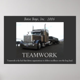 Poster Peterbilt motivationnel