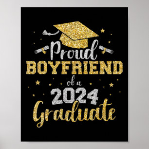 Poster Petit ami De Cl De 2024 Diplômé Supérieur Diplômé