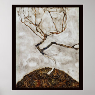 Poster Petit Arbre À La Fin De L'automne de Egon Schiele