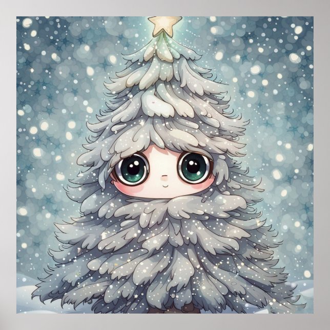 Poster Petit arbre de Noël (Devant)