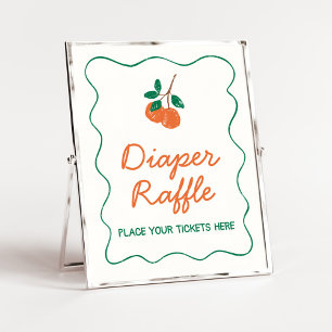Poster Petit Baby shower Citrus Petit Cutie Barreau Raffl