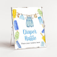 Petit Baby shower Popsicle Déchets Raffle