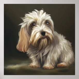 Poster Petit Basset Griffon Vendeen - Portrait de chien