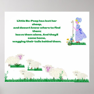 Poster Petit Bo-Peep point photo fantastique