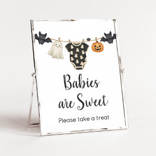 Poster Petit Boo Clothesline Baby Baby are Sweet Sign