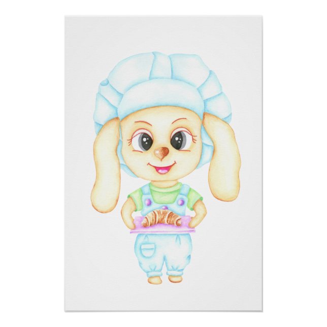 Poster Petit boulanger (Devant)