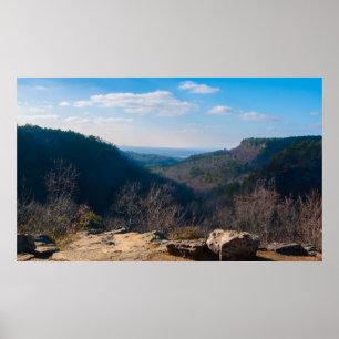 Poster Petit Canyon, Parc d'état Petit Jean, Arkansas
