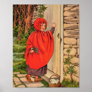 Poster Petit chaperon rouge Vintage