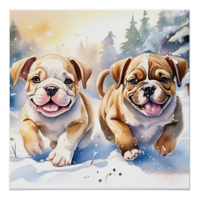 Poster Petit chiot (Devant)
