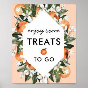 Poster Petit Cutie Drive By Baby shower Treat Favoriser S