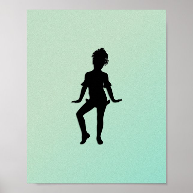 Poster Petit Danseur Vert (Devant)