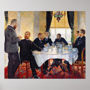 Poster Petit déjeuner chez Blankenberghe