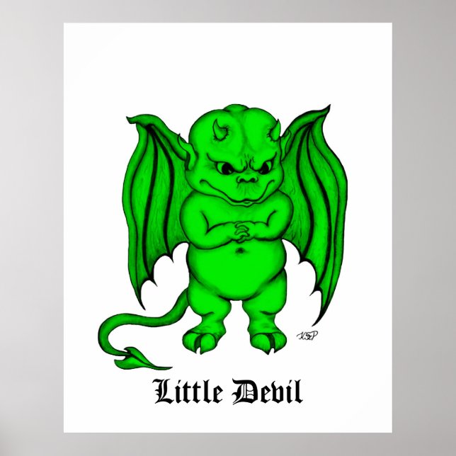 Poster Petit diable méchant (Devant)