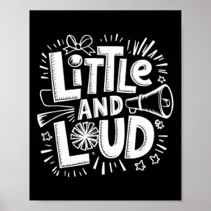 Poster Petit et fort, Cheerer Cheerleader et Cheer Che