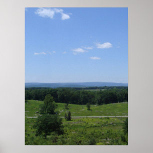 Poster Petit panorama 3 de couvercle rond