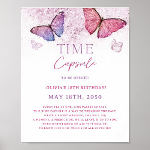 Poster Petit Papillon 1er Anniversaire Capsule