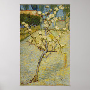 Poster Petit poirier en fleurs par Vincent Van Gogh