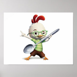 Poster Petit poulet dansant