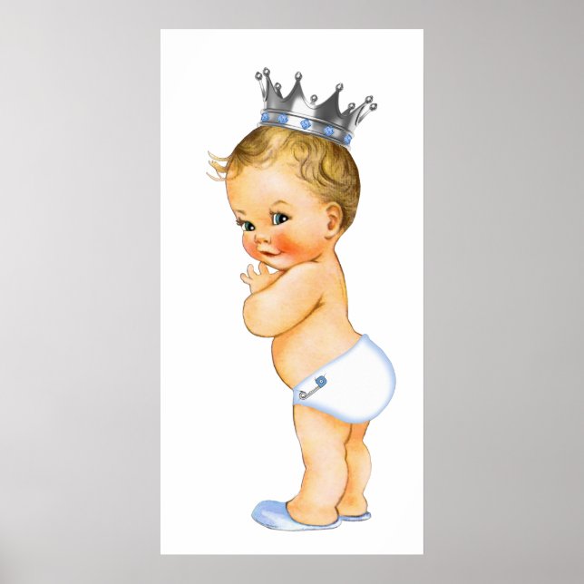 Poster Petit Prince Baby Boy Douche (Devant)