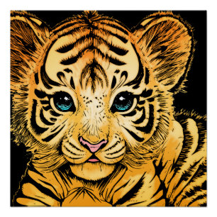 POSTER PETIT TIGER